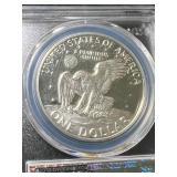 1974-S US SILVER EISENHOWER DOLLAR PCGS PR69DCAM