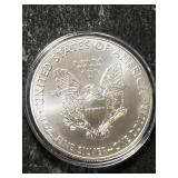 2017 AMERICAN SILVER EAGLE 1 TROY OZ .999 FINE SILVER IN AIRTITE
