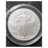 2024 AMERICAN SILVER EAGLE 1 TROY OZ .999 FINE SILVER IN AIRTITE