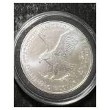 2024 AMERICAN SILVER EAGLE 1 TROY OZ .999 FINE SILVER IN AIRTITE