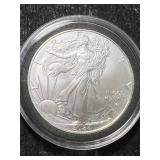 2024 AMERICAN SILVER EAGLE 1 TROY OZ .999 FINE SILVER IN AIRTITE