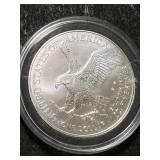 2024 AMERICAN SILVER EAGLE 1 TROY OZ .999 FINE SILVER IN AIRTITE
