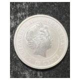 2014 AUSTRALIAN SHARK HALF TROY OZ .999 FINE SILVER