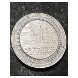 2 TROY OZ .999 FINE SILVER NEBRASKA CENTENNIAL ROUND