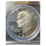 1971-S US SILVER EISENHOWER DOLLAR PCGS PR69DCAM