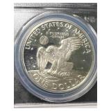 1971-S US SILVER EISENHOWER DOLLAR PCGS PR69DCAM
