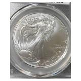 2025 AMERICAN SILVER EAGLE CAC MS70