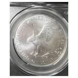 2025 AMERICAN SILVER EAGLE CAC MS70