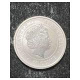2014 AUSTRALIAN SHARK HALF TROY OZ .999 FINE SILVER