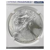 2017 AMERICAN SILVER EAGLE NGC MS69