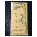 1/200TH TROY OZ 24K GOLD $5 SOUTH DAKOTA GOLDBACK