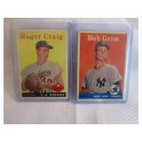 1958 Topps Roger Craig & Bob Grim C...