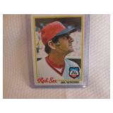 1978 Topps Carl Yastrzemski Card...