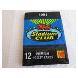 2 1991 Stadium Club Hockey Packs...