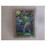 1987 Topps Mark McGwire Card...