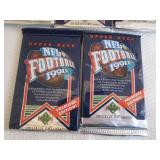 6 1991 Upper Deck Football Packs...