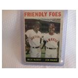 1964 Topps Willie McCovey & Leon Wa...