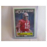 1983 Topps Joe Montana Card...