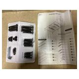 Kujielan 12 inches Twin Size Bed Frame with Minimalist headboard,Metal Platform Base with Strong Metal Slats,Mattress Foundation for Under Bed Storage,Easy Assembly,Black