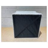 Go-Poufs Knock-Down Medium Cube Teddy Boucle Storage Ottoman | White | 15"x15"x15"