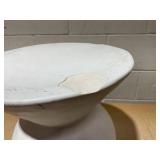 Threshold Severna Ceramic Accent Table White - Threshold: Modern Bell-Shaped, No Assembly Required 16.93 Inches (H) x 14.96 Inches (W) x 14.96 Inches (D)