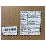 Cumbor 29.2-43" W, 28" H Baby Gate for Stairs, Wall-Mounted (Drill Required), Expandable No Bottom Bar Dog Gate, Auto Close Extra Wide Walk Thru, Pet & Toddler Proof Gate, Top & Bottom of Stairways(Bl