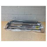 Regalo Easy Step Extra Tall Walk Thru Baby Gate, Black  29-36.5"W x 36"H