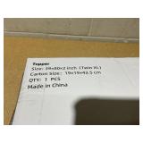 SINWEEK BDEUS 2 inch Memory Foam Mattress Topper Pad Foam Beds Topper Twin-XL Size Lavender 39inx80inx2in