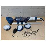 Enhulk Rechargeable Handheld Cordless Pool Vacuum for Above Ground Pool and Inground Pool(2025 Upgraded),60-Minute Runtime, 10ft/3min, Efficient Leaf and Debris Removal