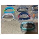 LOT OF 10 Kuhn Rikon Straight Mezzaluna Knife Set Dishwasher Safe