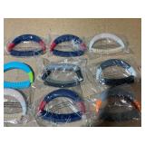 LOT OF 10 Kuhn Rikon Straight Mezzaluna Knife Set Dishwasher Safe