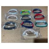 LOT OF 10 Kuhn Rikon Straight Mezzaluna Knife Set Dishwasher Safe