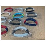 LOT OF 11 Kuhn Rikon Straight Mezzaluna Knife Set Dishwasher Safe