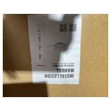 More Change Tiffany 42" Ceiling Fan Light Retractable Blade LED 3-Color Chandelier + Remote (Damaged)