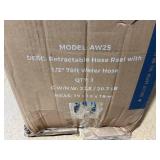 Giraffe Tools Hose Reel 1/2 78 ft, Heavy Duty Retractable Garden Hose Reel with Any Length Lock, Slow Return System, Wall Mounted and 180 Deg Swivel Bracket