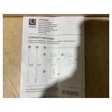 Umbra Anywhere Expandable Curtain Rod and Room Divider, Nickel (Curtains Not Included)