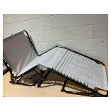 Patio Folding Chaise Lounge with 4-Level Backrest & Detachable Headrest Outdoor(70cm)