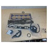 SHLPDFM 1 Set Overhaul Engine Gasket Set Full Gasket C350-1 260-1000 KS2600 Compatible with Small Block Chevy Engines SBC 283 302 307 327 350 5.7L 2 PC (Maybe Missing Pieces)