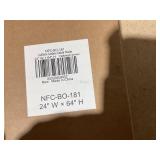 LazBlinds Cordless Cellular Shades, No Tools No Drill Blackout Honeycomb Shades Pleated Blinds for Windows, 23" W x 64" H, Yellowish-Brown