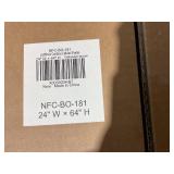 LazBlinds Cordless Cellular Shades, No Tools No Drill Blackout Honeycomb Shades Pleated Blinds for Windows, 23" W x 64" H, Yellowish-Brown