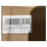 Joodxoe 2 Pack Single Curtain Rods, 1Inch Diameter Telescoping Drapery Window Curtain Rod 48-84Inch(4-7ft) Rod Length, Warm Gold