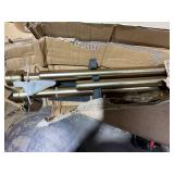 Joodxoe 2 Pack Single Curtain Rods, 1Inch Diameter Telescoping Drapery Window Curtain Rod 48-84Inch(4-7ft) Rod Length, Warm Gold