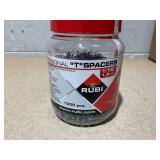 LOT OF 24 Rubi Solid T Spacers 1/16" - 1000 pc.