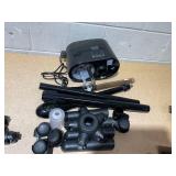 Qinrunkoi Professional Facial Steamer with Ozone and Hot & Cold Mist, Esthetician Steamer on Wheels, Face Humidifier for Facial Deep Cleaning, Digital Facial Steamer for Home and Salon, Black