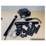 Qinrunkoi Professional Facial Steamer with Ozone and Hot & Cold Mist, Esthetician Steamer on Wheels, Face Humidifier for Facial Deep Cleaning, Digital Facial Steamer for Home and Salon, Black (Damaged