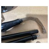 Qinrunkoi Professional Facial Steamer with Ozone and Hot & Cold Mist, Esthetician Steamer on Wheels, Face Humidifier for Facial Deep Cleaning, Digital Facial Steamer for Home and Salon, Black (Damaged