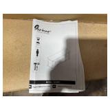 Furinno Turn-N-Tube No Tools 3D 3-Tier Entertainment TV Stand up to 50 inch TV, Round Tubes, French Oak Grey/Black