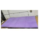 BDEUS 2 Inch Gel Memory Foam Mattress Topper Ventilated Soft Mattress Pad, Bed Topper, CertiPUR-US Certified, Twin Size, Purple (72 in by 36in)