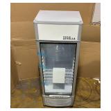 LEVELLA 12.5 cu. ft. Commercial Upright Display Refrigerator Glass Door Beverage Cooler in Silver (Leg Is Missing, Transit Damage)