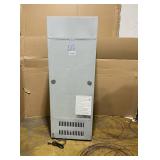 LEVELLA 12.5 cu. ft. Commercial Upright Display Refrigerator Glass Door Beverage Cooler in Silver (Leg Is Missing, Transit Damage)